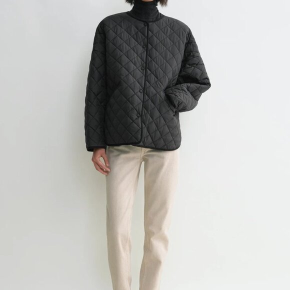 NWT TOTEME Quilted jacket black Size XXS - Picture 5 of 7